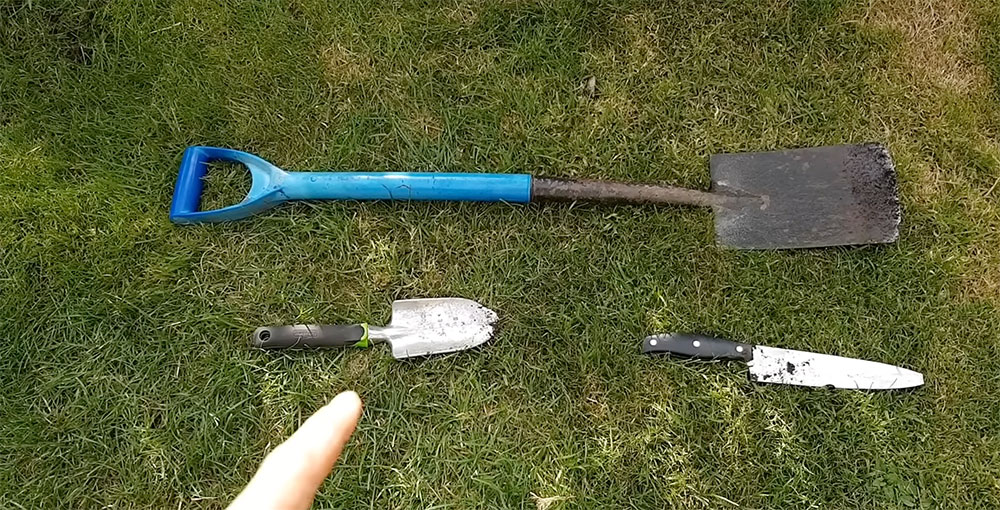 A selection of gardening tools
