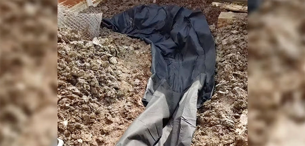 Adding underlay to your garden stream